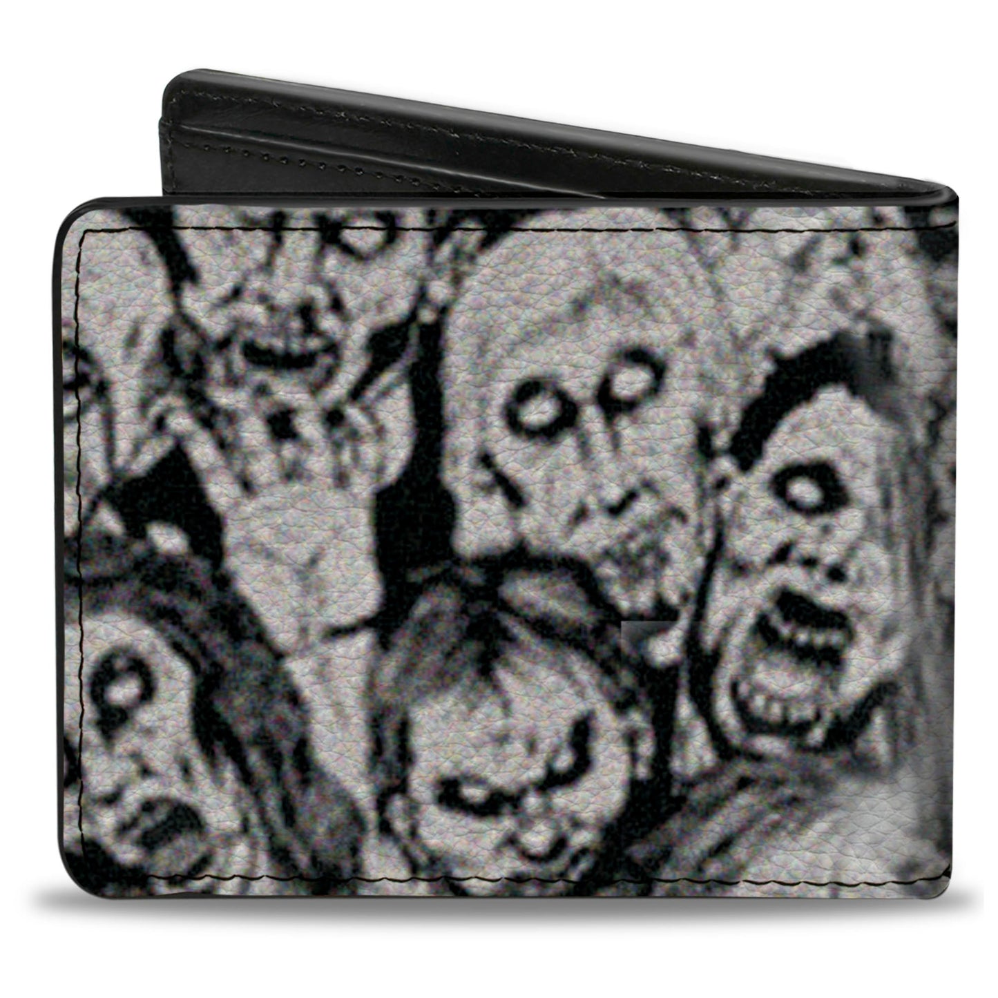 Bi-Fold Wallet - Zombie Skulls Sketch