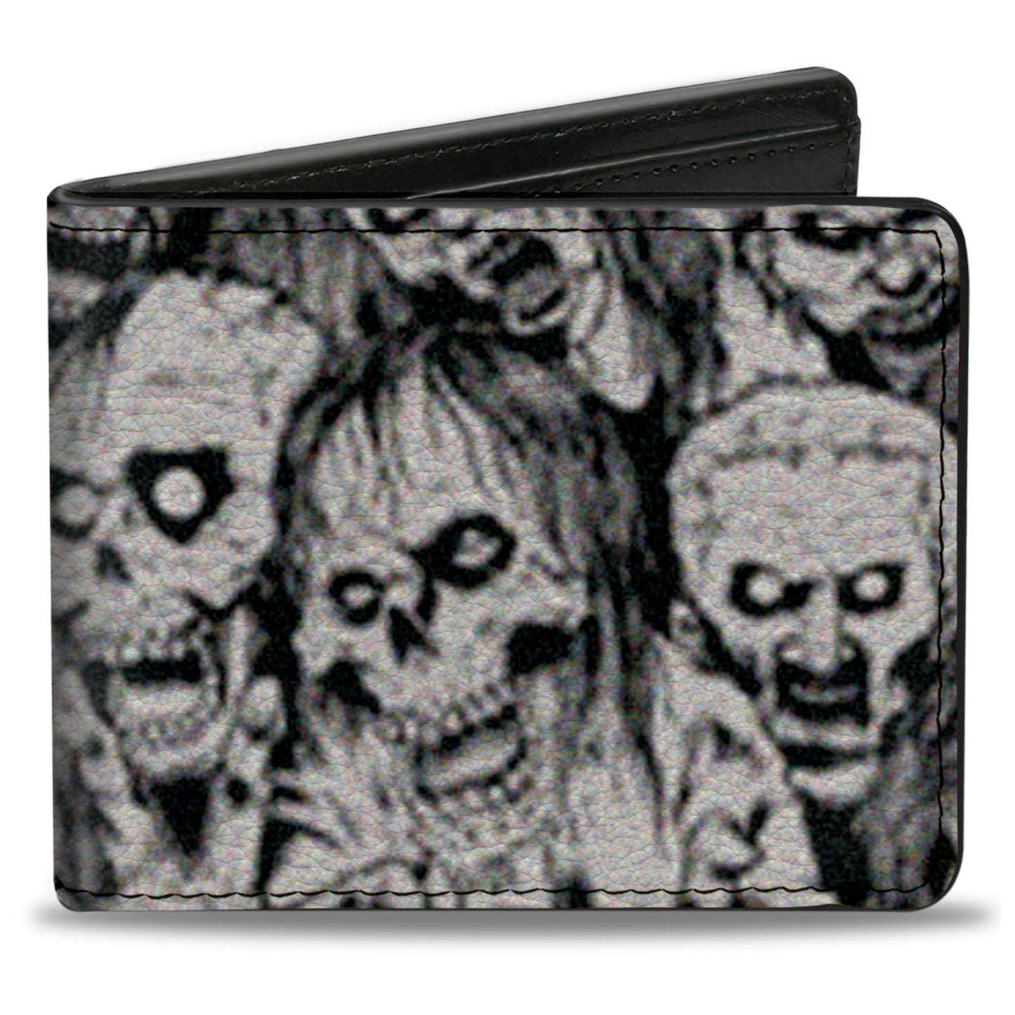Bi-Fold Wallet - Zombie Skulls Sketch