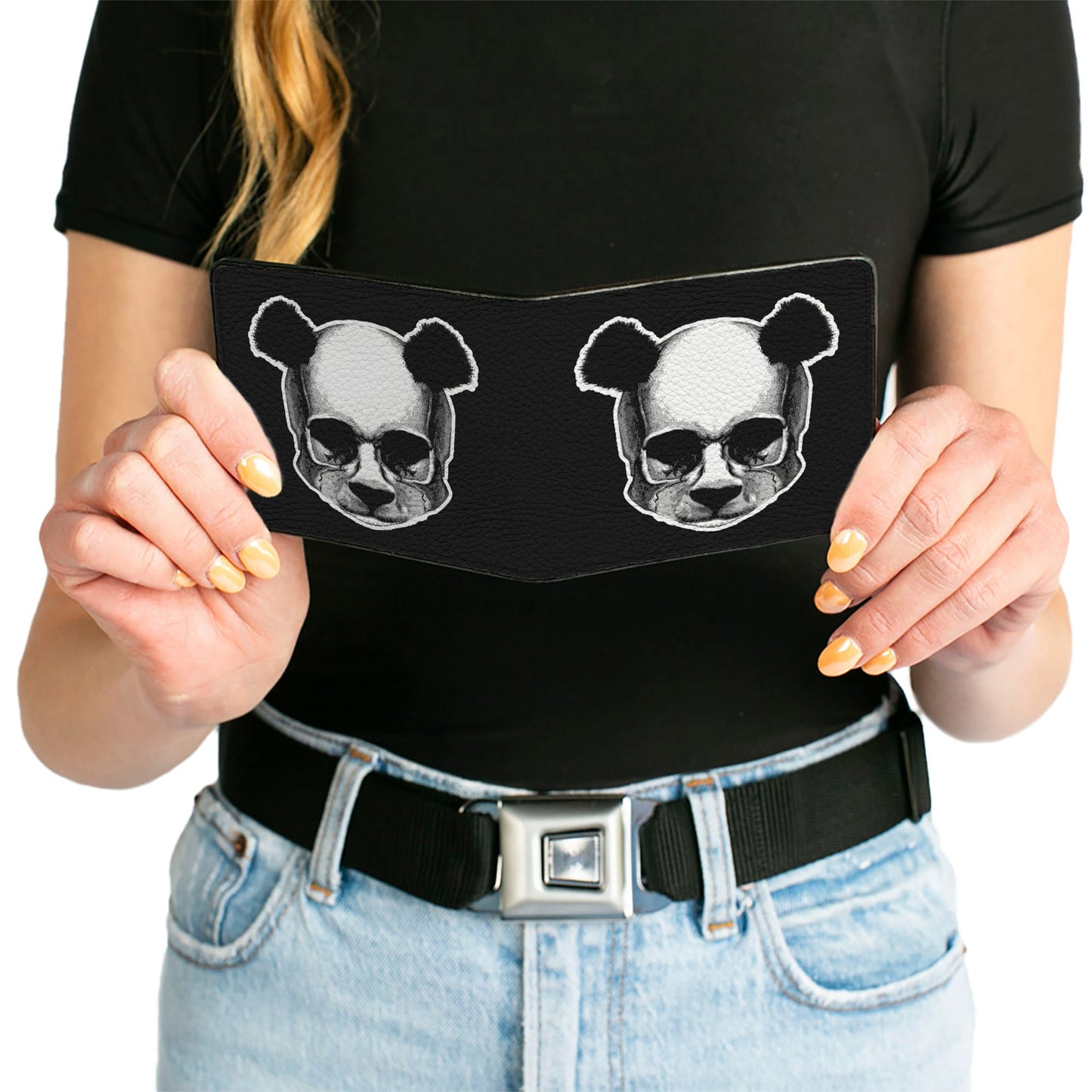 Bi-Fold Wallet - Panda Skulls