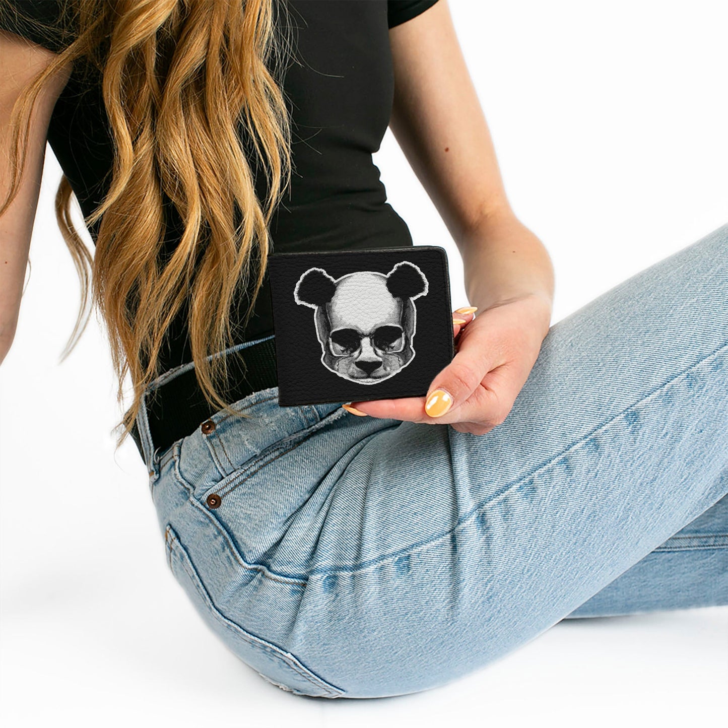 Bi-Fold Wallet - Panda Skulls