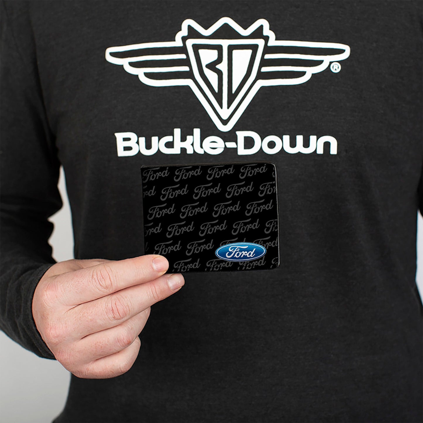 Bi-Fold Wallet - Ford Oval CORNER w Text
