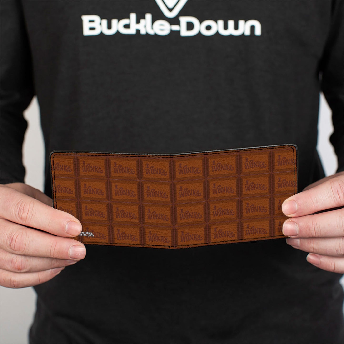 Bi-Fold Wallet - Willy Wonka and the Chocolate Factory WONKA Bar Blocks Browns