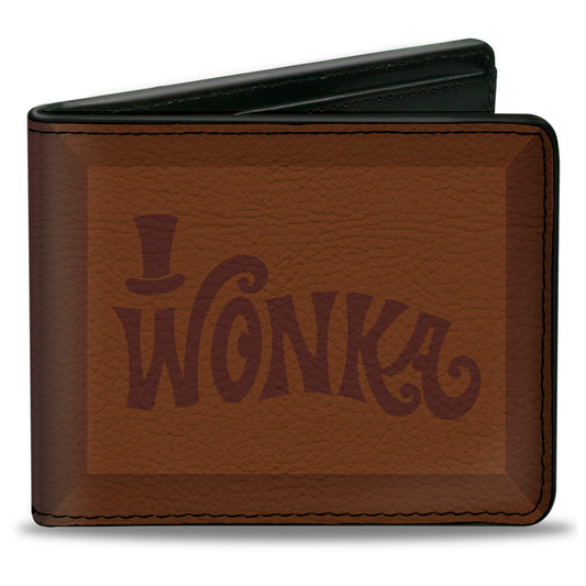 Bi-Fold Wallet - Willy Wonka and the Chocolate Factory WONKA Chocolate Bar Browns