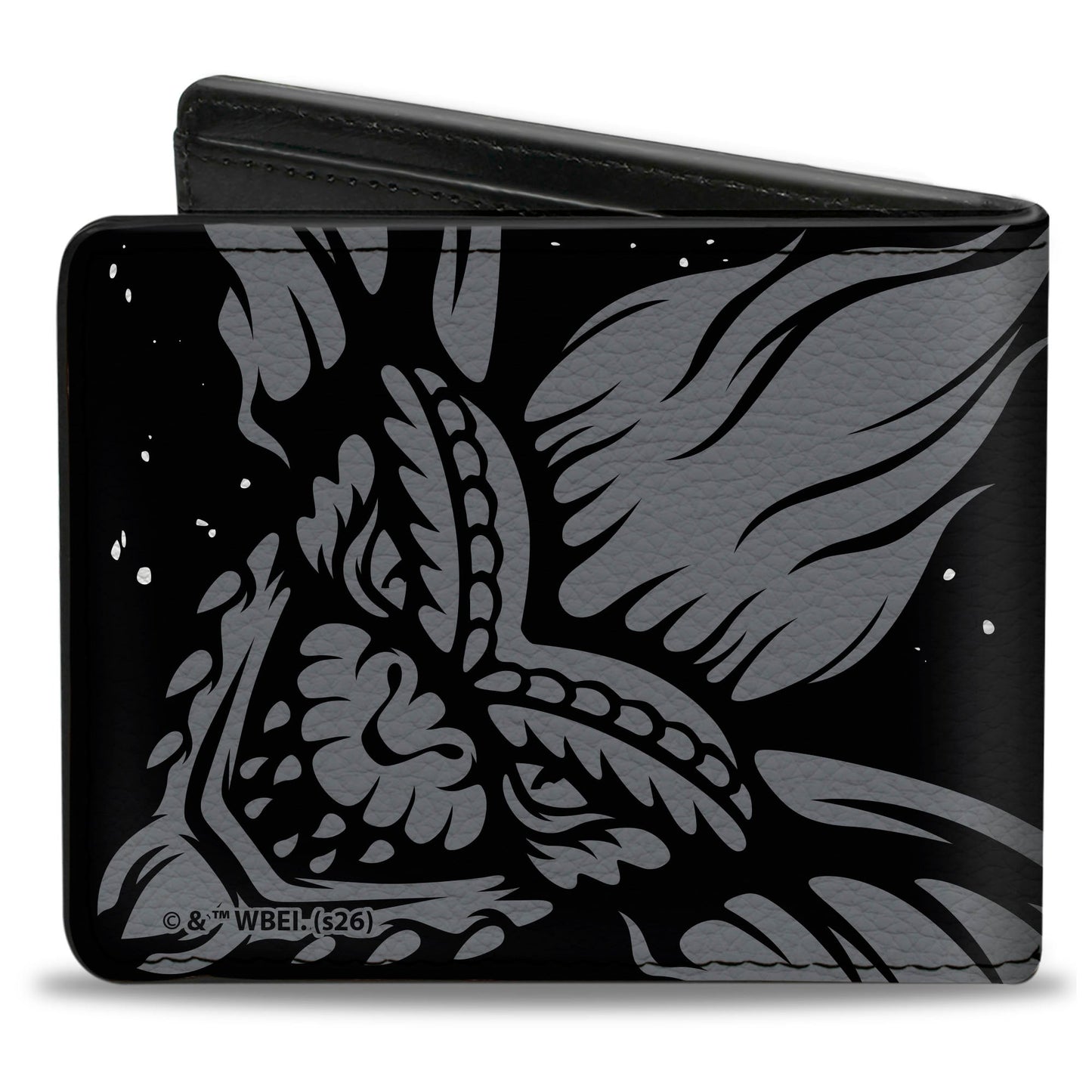 Bi-Fold Wallet - GREMLINS Gizmo and Stripe Faces Black/Red/Orange/Gray