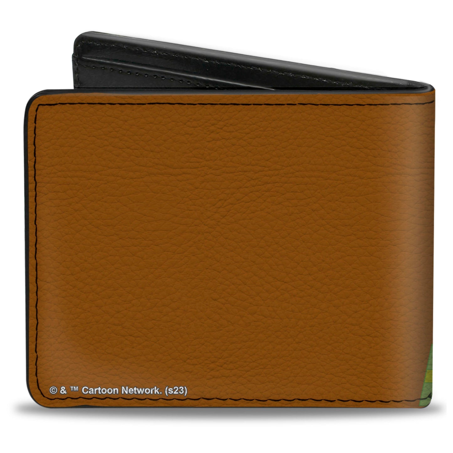 Bi-Fold Wallet - COW AND CHICKEN WHAT'S WRONG WITH YOUR BRAIN Pose Brown