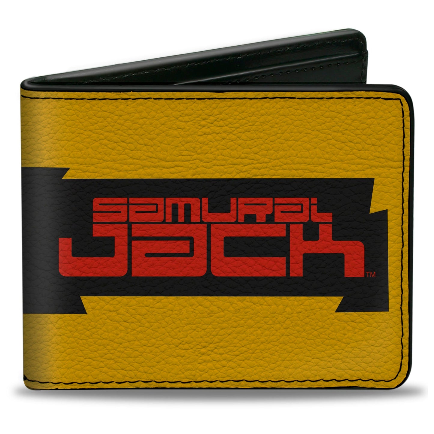 Bi-Fold Wallet - SAMURAI JACK Title Logo and Eyes Block Yellow/Black/Red