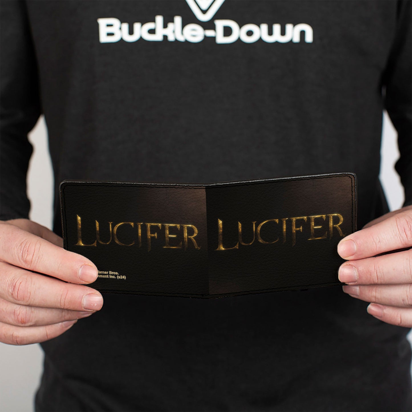 Bi-Fold Wallet - LUCIFER Title Logo Black/Gold