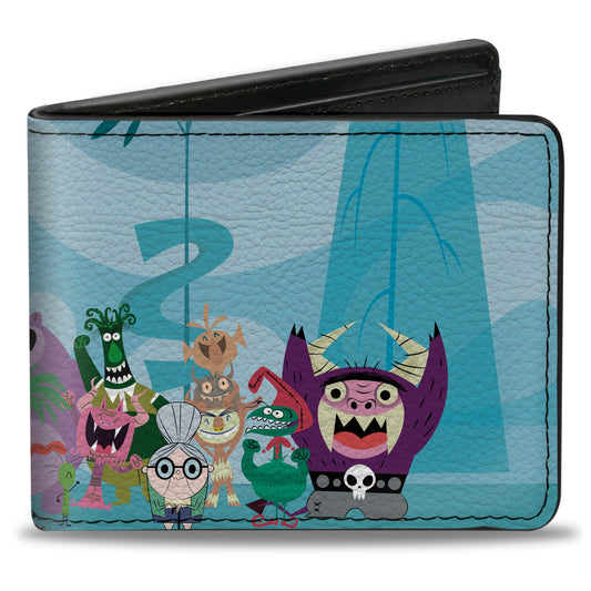 Bi-Fold Wallet - Foster's Home for Imaginary Friends Group Pose Blues