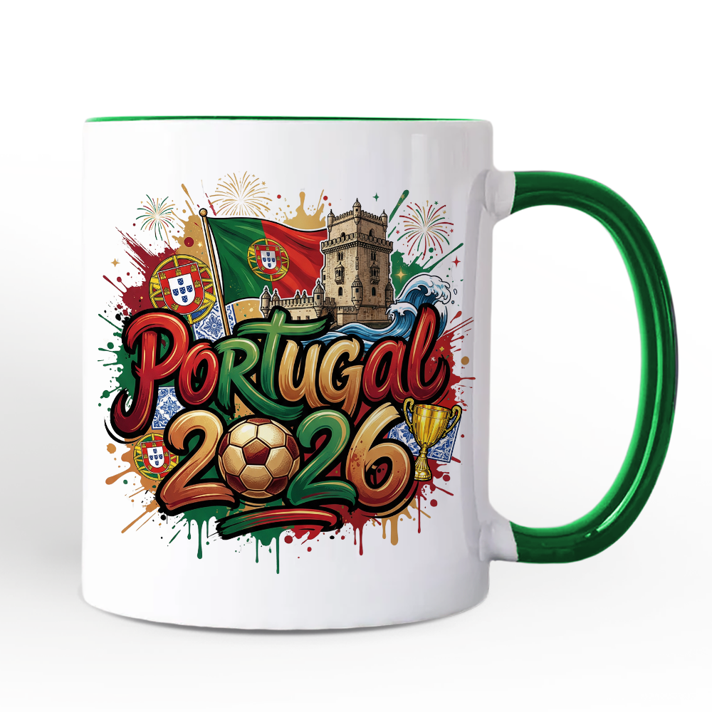Portugal 2026 Soccer Cup Global Championship Mug, Football Fans Gift
