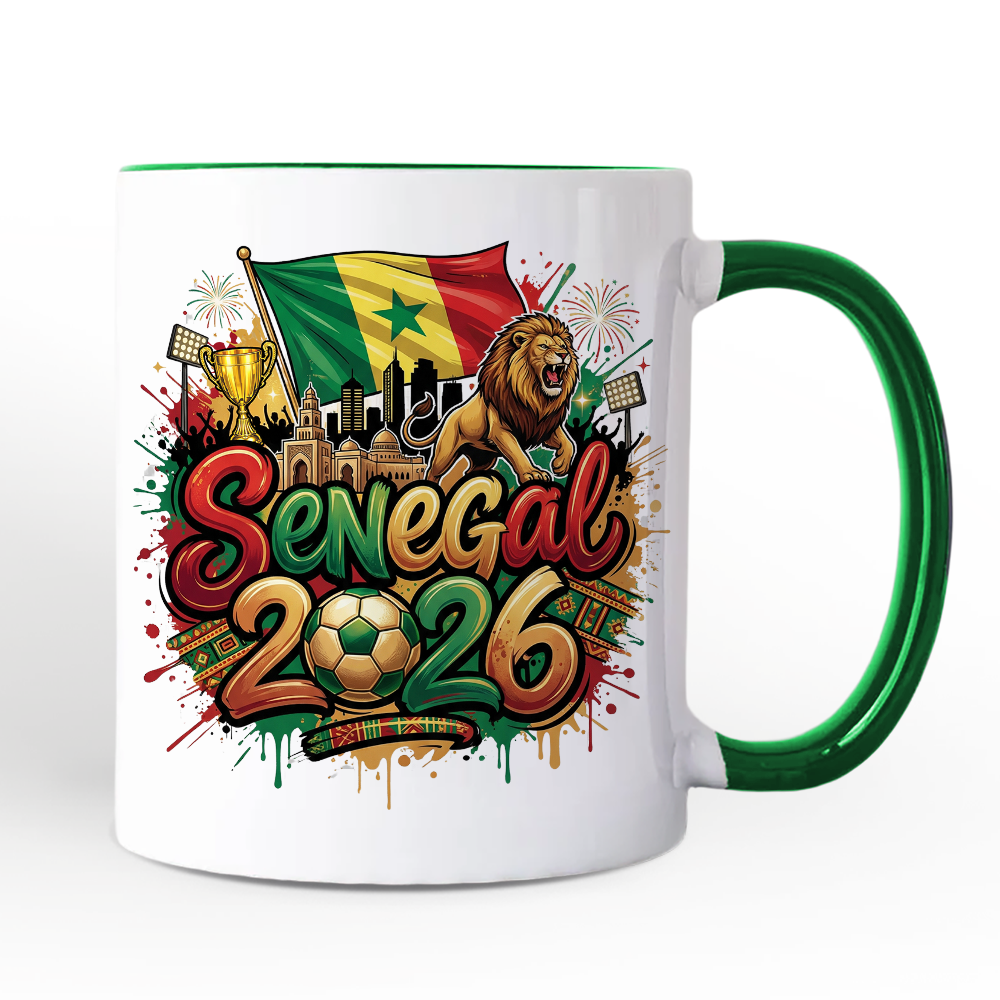 Senegal 2026 Soccer Cup Global Championship Mug, Football Fans Gift