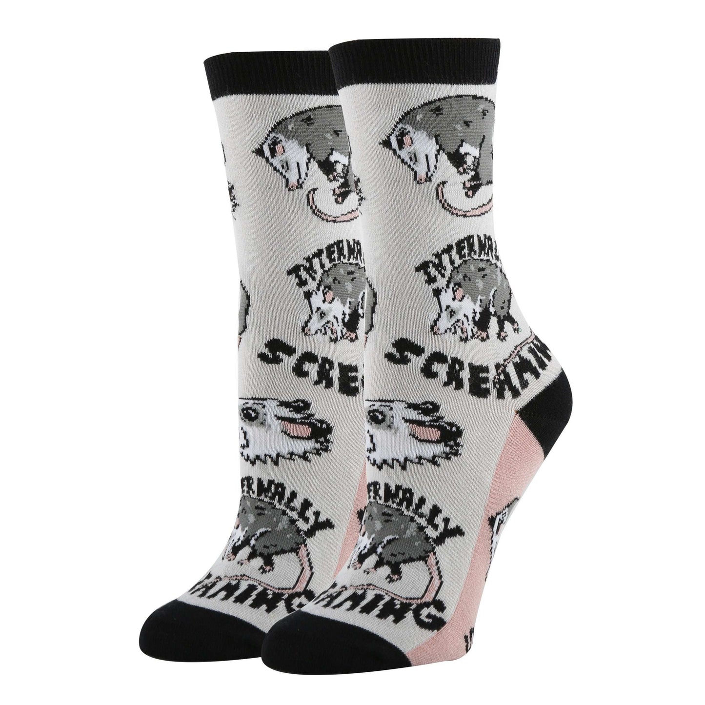 Women's  Stressed Opossum Socks