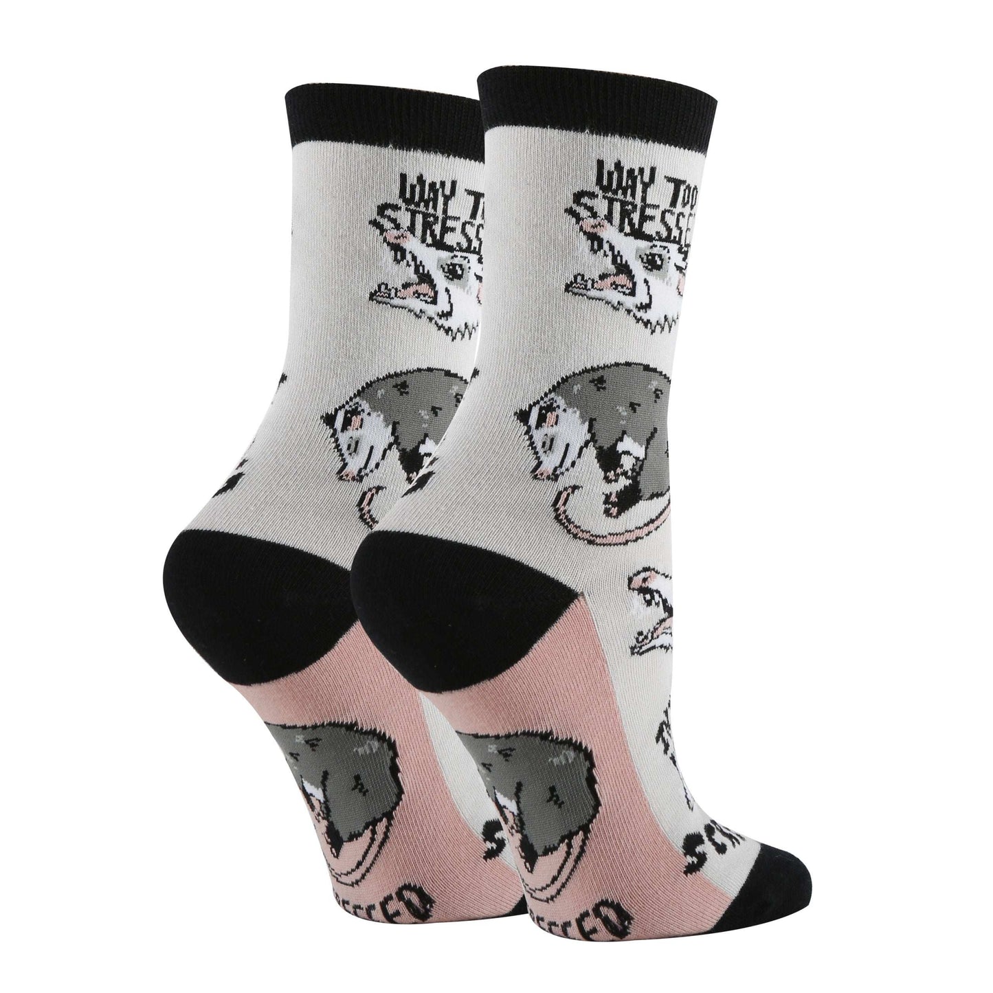 Women's  Stressed Opossum Socks