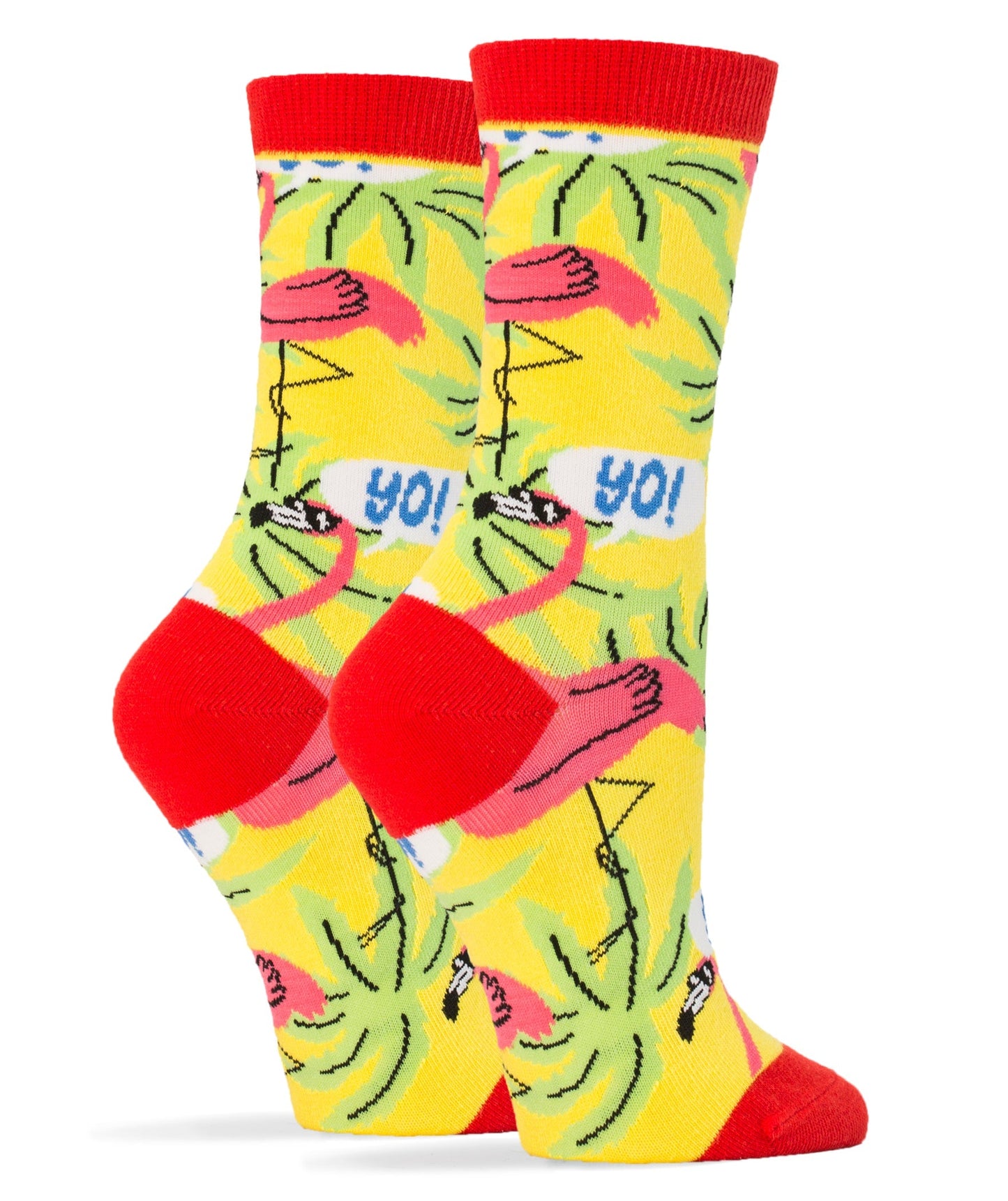 Women's  Pink Flamingos Socks
