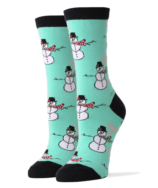 Women's  Rolling with the Snowmies Socks