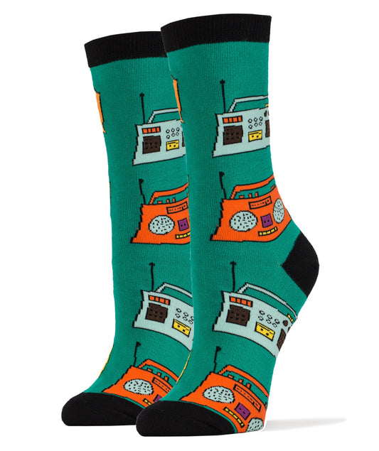 Women's  Play Dat Funky Music Socks