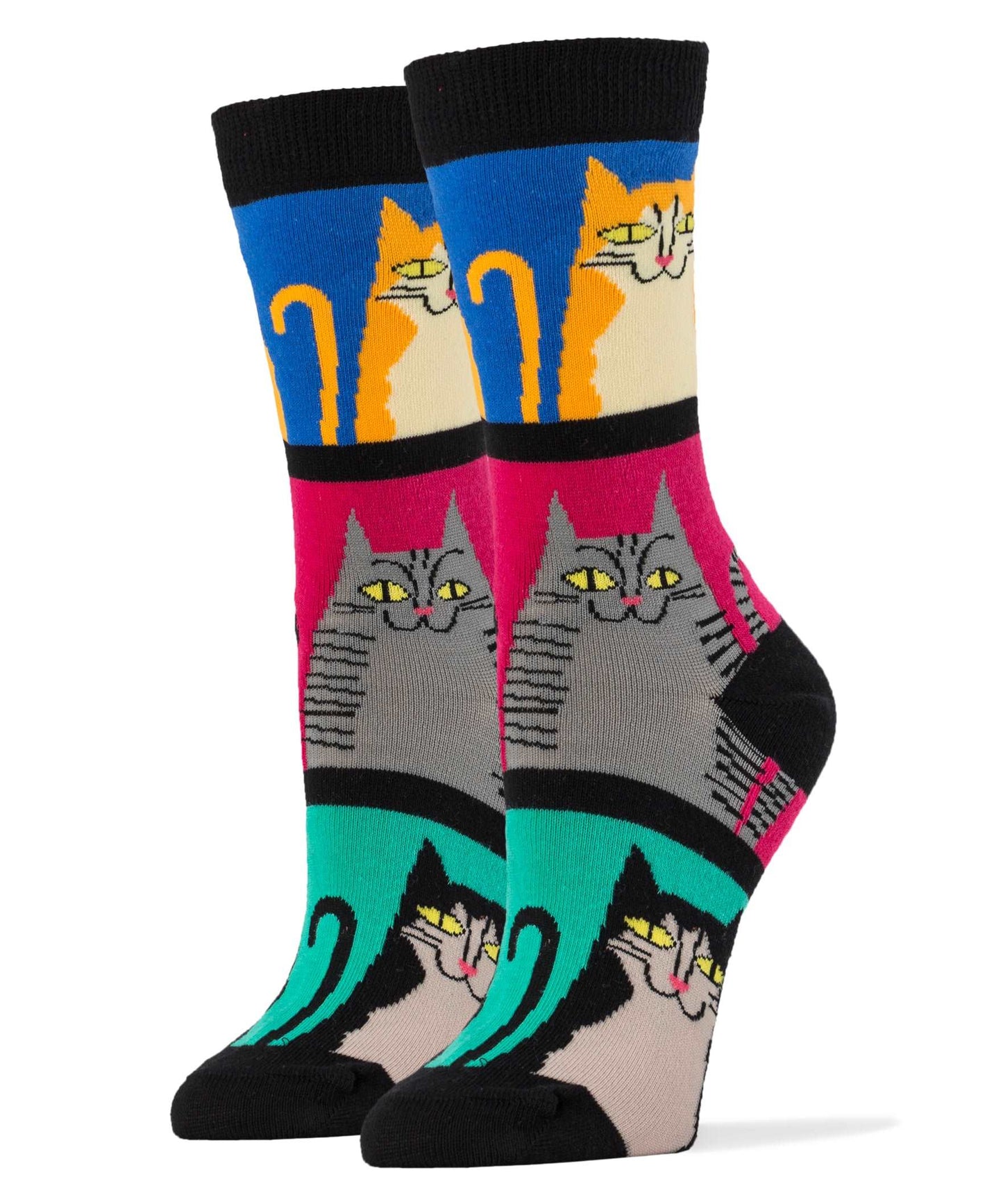 Women's  Mod Meow Socks