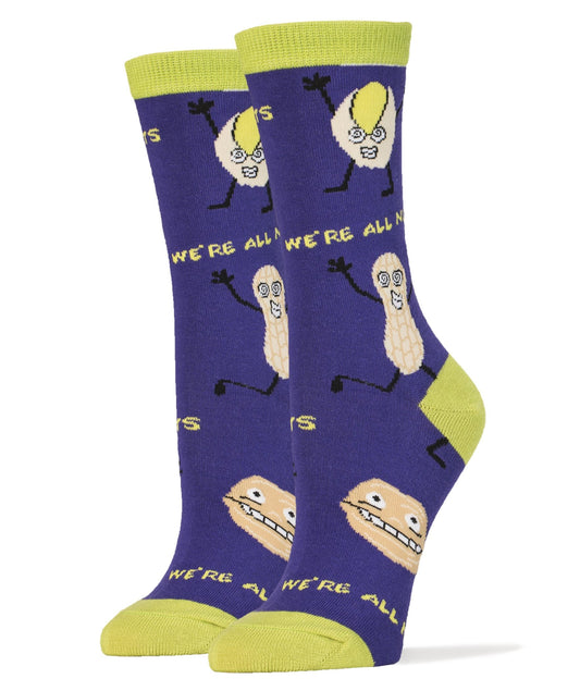 Women's  We're All Nuts Socks