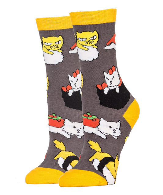 Women's  Sushi Meow Socks