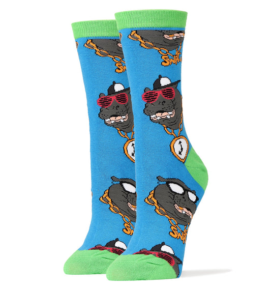 Women's  Hip Hop Potamus Socks