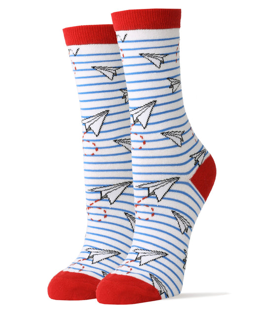 Women's  Paper Planes Socks