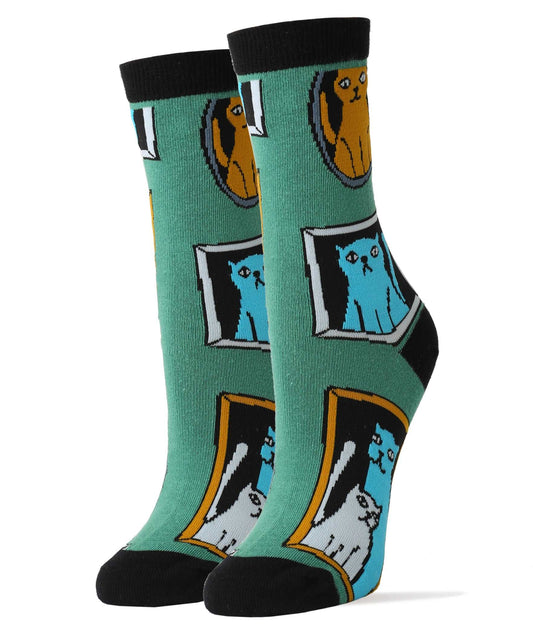 Women's  Cat Frames Socks