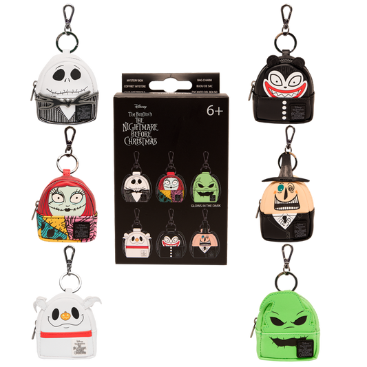 Loungefly The Nightmare Before Christmas - Characters Cosplay Mystery Mini 1pc Backpack Keychain