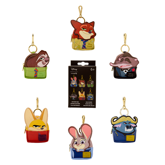 Loungefly Disney Zootopia 2 - Character Mystery Mini 1pc Backpack Keychain