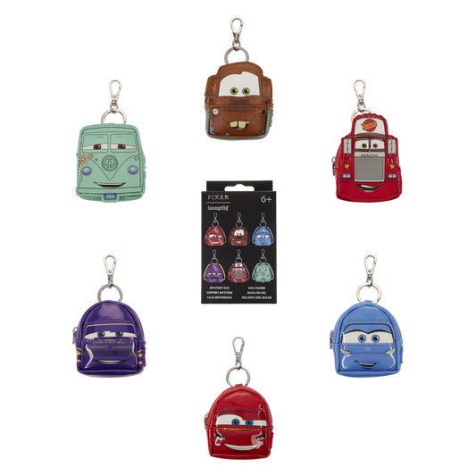 Loungefly Pixar - Cars 20th Anniversary 1Pc Mystery Mini Backpack Keychain Charm