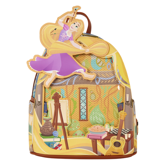Disney: Tangled - Rapunzel Painting Glow Pin Trader Mini Backpack