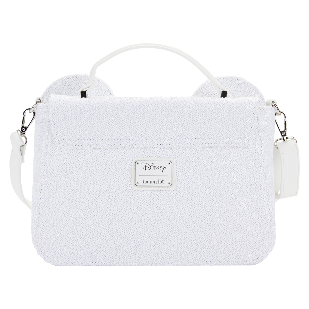 Loungefly: Disney - Minnie Sequin Wedding Crossbody Bag
