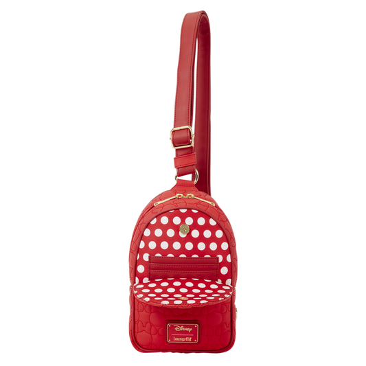 Loungefly Disney: Mickey & Minnie Mouse - Minnie Convertible Sling Bag