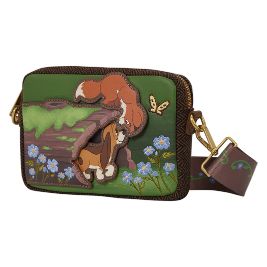 Loungefly Disney: The Fox and the Hound & Copper Sling Bag