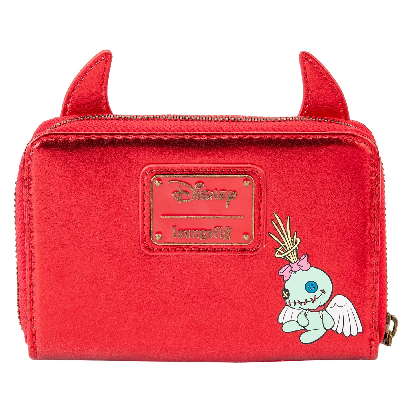 LOUNGEFLY
 DISNEY STITCH DEVIL COSPLAY ZIP AROUND WALLET