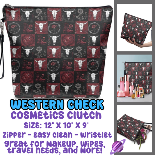 WESTERN CHECK - COSMETIC CLUTCH RUN 3 PREORDER CLOSES 9/17