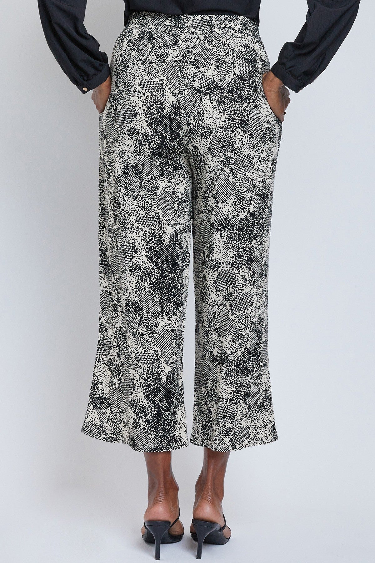 Women's Linen Lounge Pants with Front Slit
