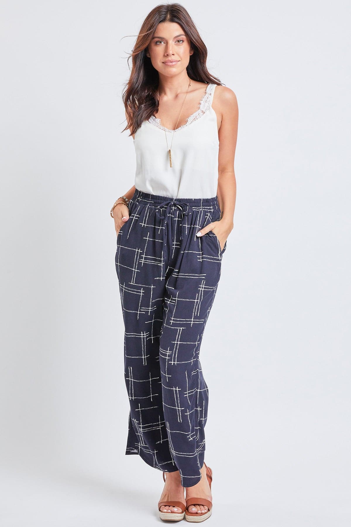 Women's Pull-On Stove Pipe Pant With Tulip Hem Detail