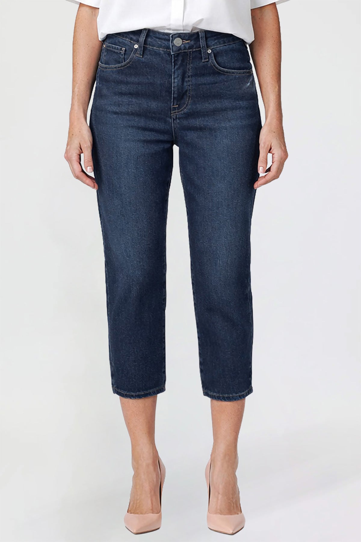 Women's Premium Stretch Side Slit Capri