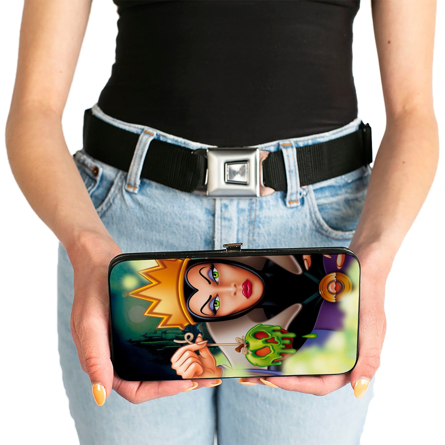 Hinged Wallet - The Evil Queen Poisoned Apple Pose + Diablo Flying