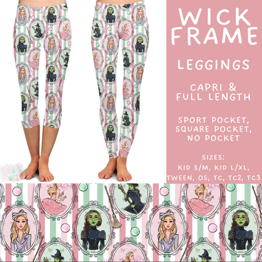 Batch #499 - Fun Run 20 - Closes 3/4 - ETA early May - Wick Frame Full and Capri Length Leggings