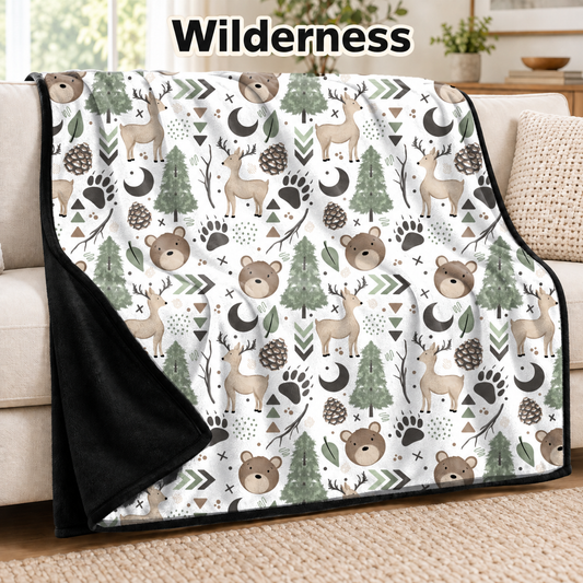 Wilderness-Soft Throw Blanket 14 Run- (PREORDER CLOSES 9/28, ETA DECEMBER)