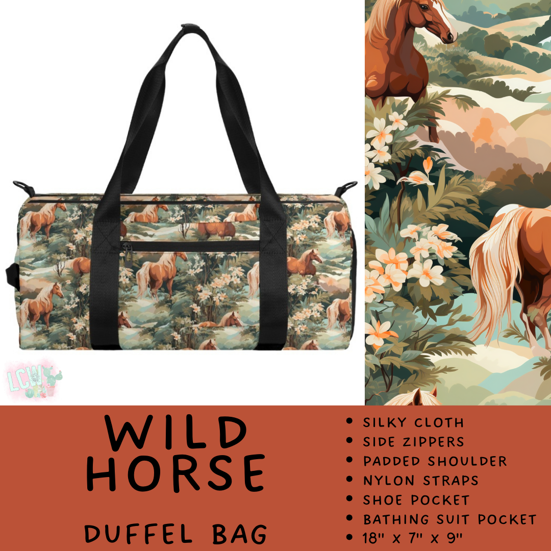 Batch #495 - Travel Collection - Closes 2/23 - ETA late April - Wild Horse Bag