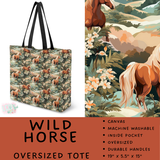 Batch #495 - Travel Collection - Closes 2/23 - ETA late April - Wild Horse Oversized Totes