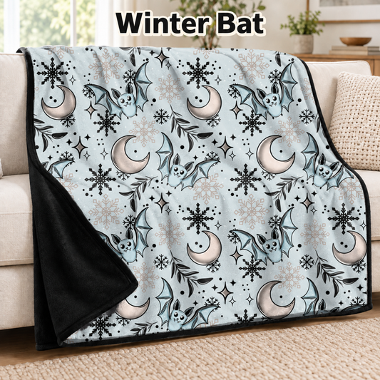 Winter Bat-Soft Throw Blanket 14 Run- (PREORDER CLOSES 9/28, ETA DECEMBER)