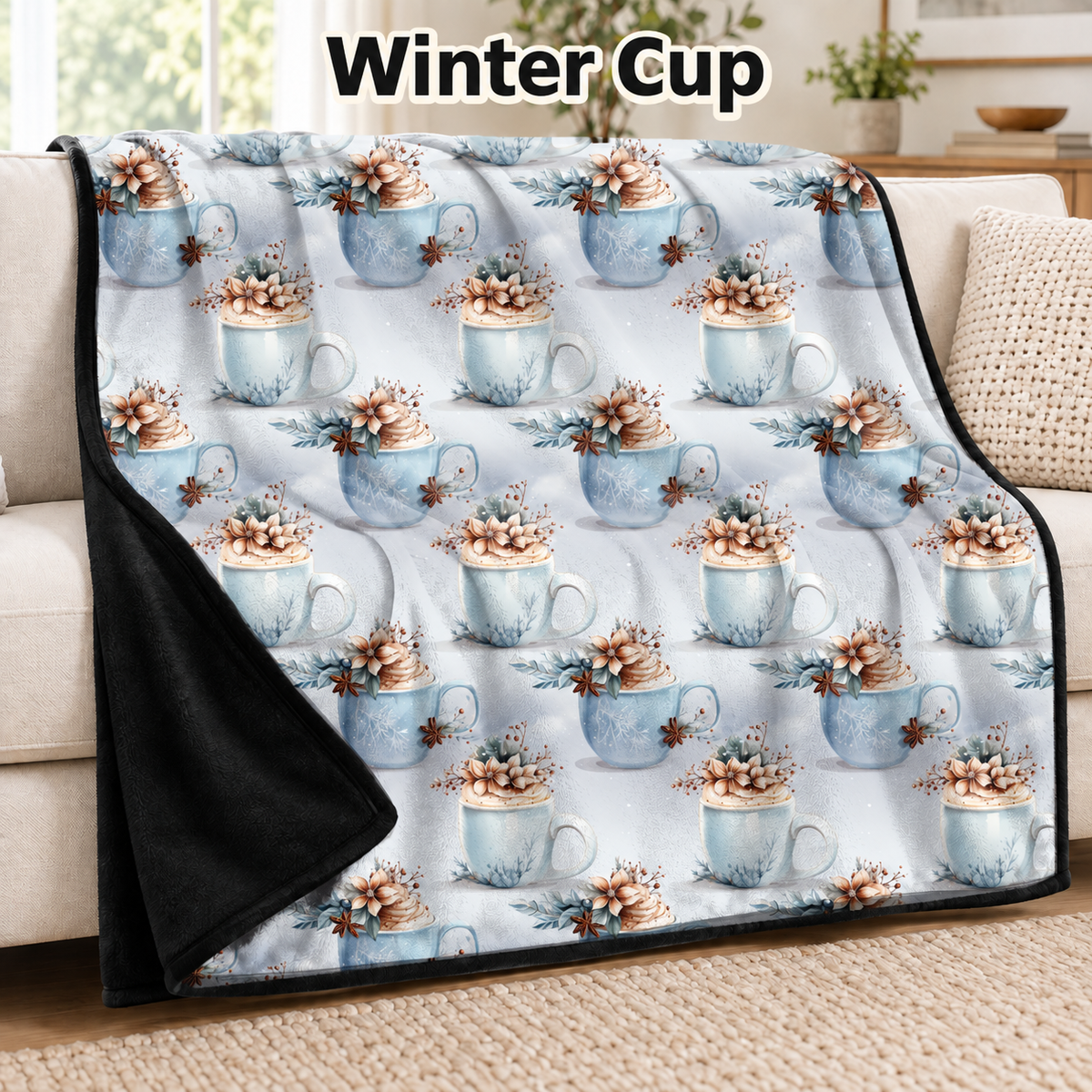 Winter Cup-Soft Throw Blanket 14 Run- (PREORDER CLOSES 9/28, ETA DECEMBER)