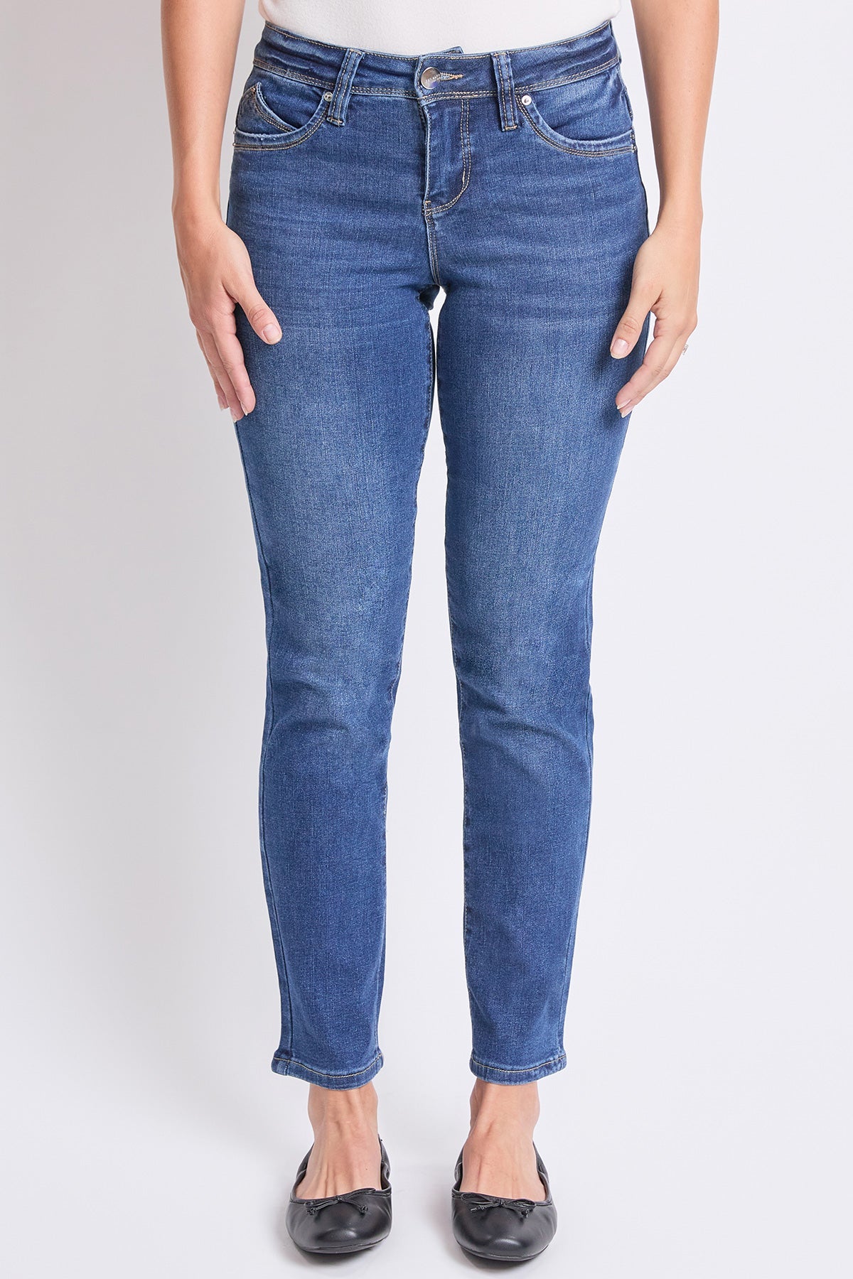 Women's High Rise Curve Confidence WannaBettaButt Straight  Jeans