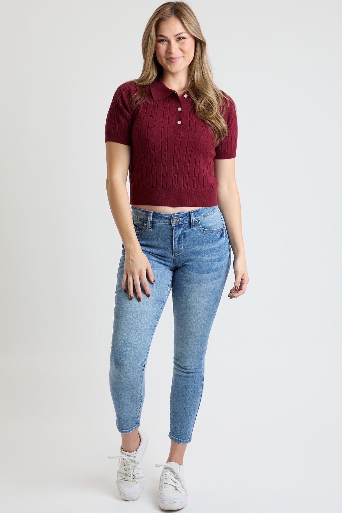 Women's High Rise Curve Confidence WannaBettaButt Skinny Jeans
