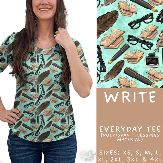 Batch #496 - Careers Collection 2 - Closes 2/25 - ETA late April - Write Everyday Tee