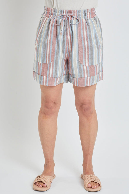 Women's High Rise Pull-On Cuffed Shorts