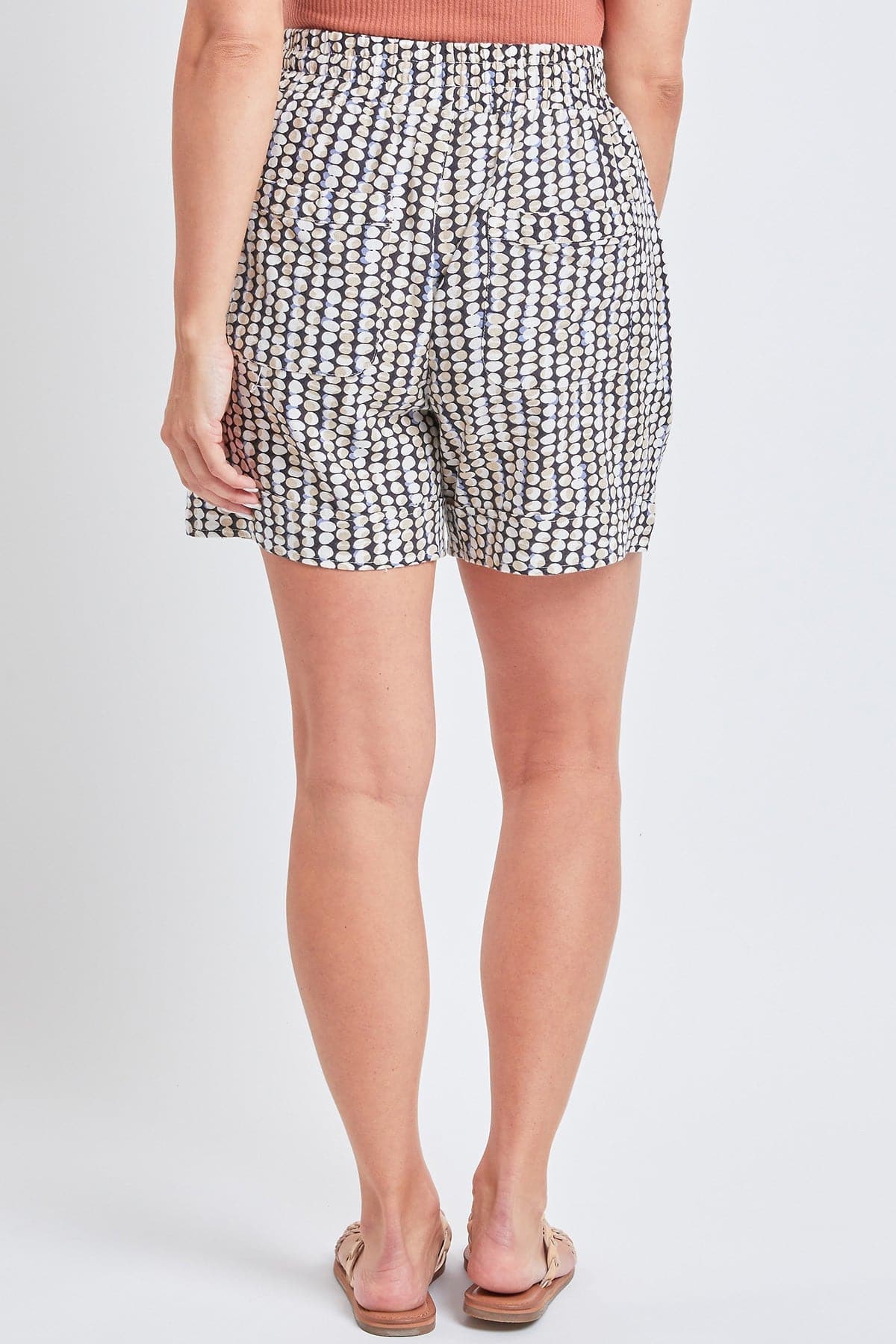 Women's High Rise Pull-On Cuffed Shorts