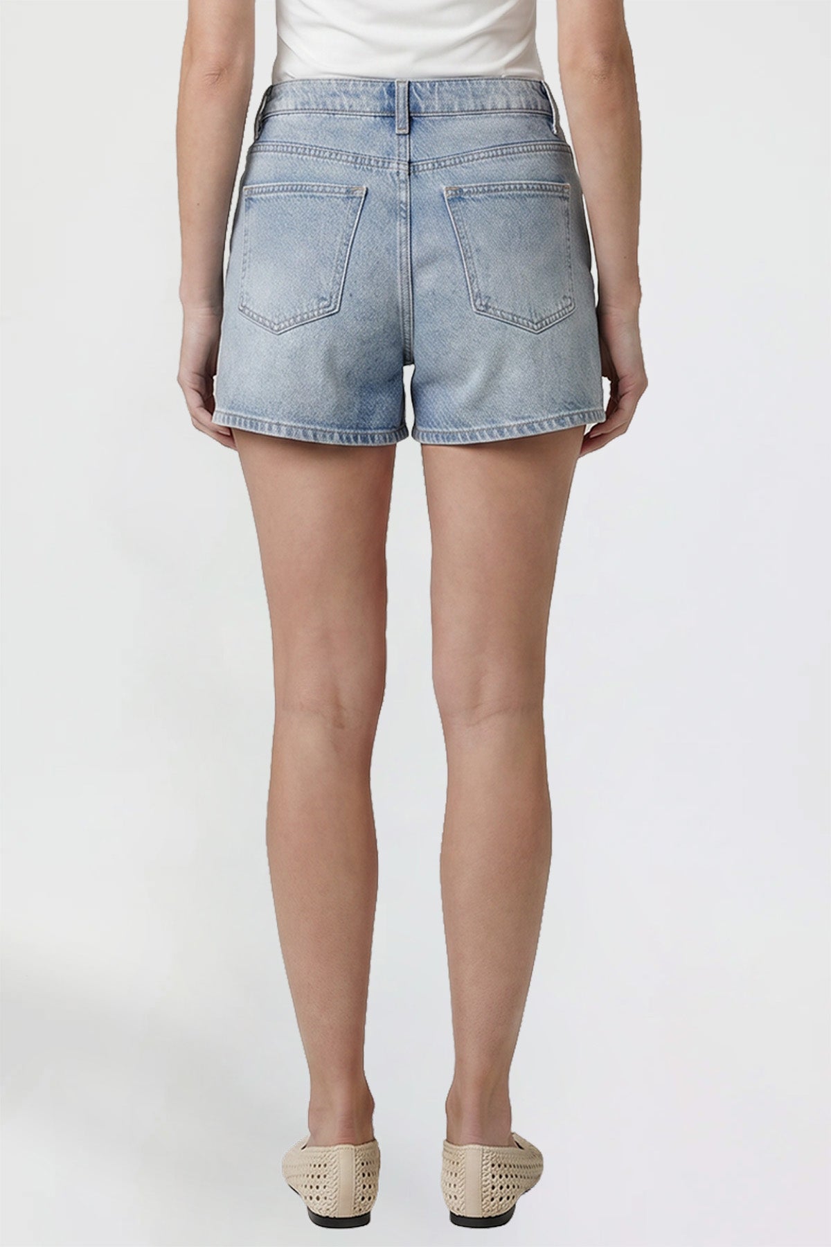 Women's Relaxed Tie Front Shorts